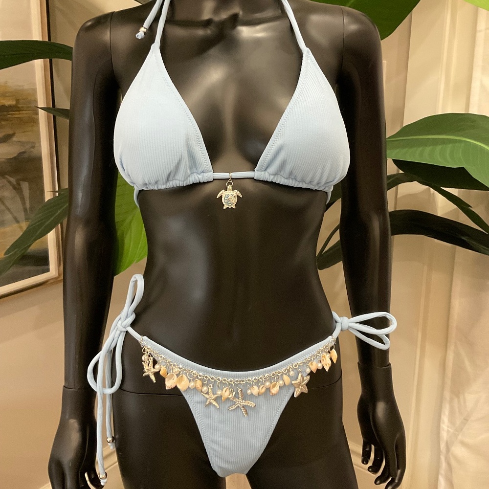 Blue Bikini with Charming Bikinis Charms!